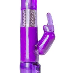 Easytoys Rabbit - Rotating Pearl Clitoral Vibrator (Purple)