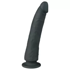 Easytoys - 100% Silicone Suction Cup Dildo (21cm) - Black