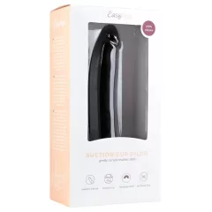 Easytoys - 100% Silicone Suction Cup Dildo (21cm) - Black