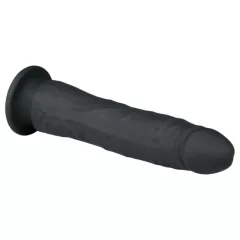 Easytoys - 100% Silicone Suction Cup Dildo (21cm) - Black