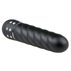 Easytoys Diamond Twirled - Twisted Rod Vibrator (Black)