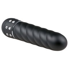 Easytoys Diamond Twirled - Twisted Rod Vibrator (Black)