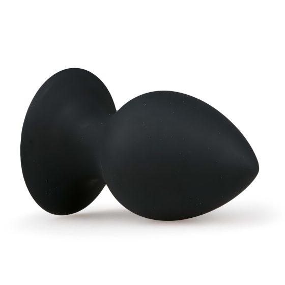 EasyToys XL Round Butt Plug - Black - Extra Large