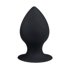 EasyToys XL Round Butt Plug - Black - Extra Large