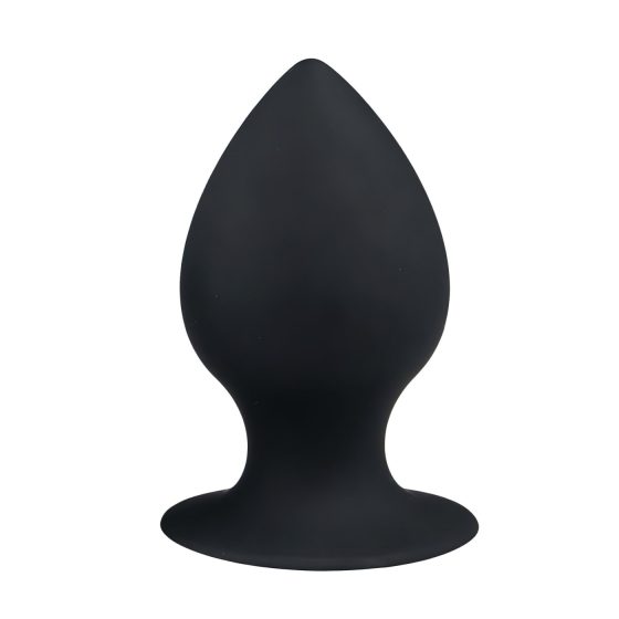 EasyToys XL Round Butt Plug - Black - Extra Large