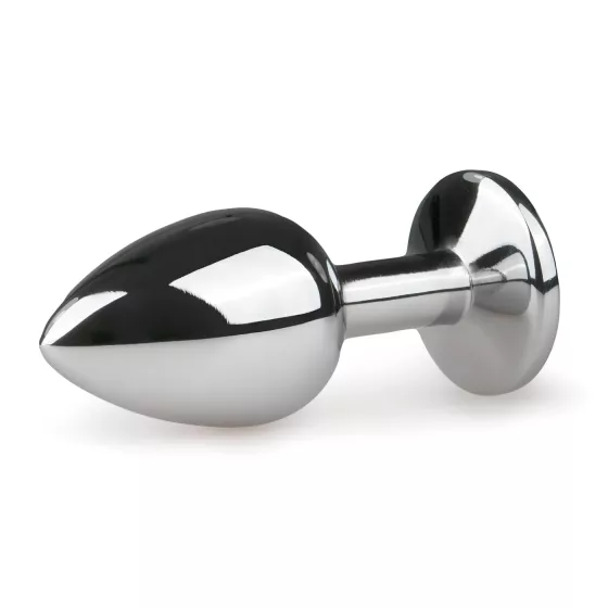 EasyToys - metal anal plug (silver-white)
