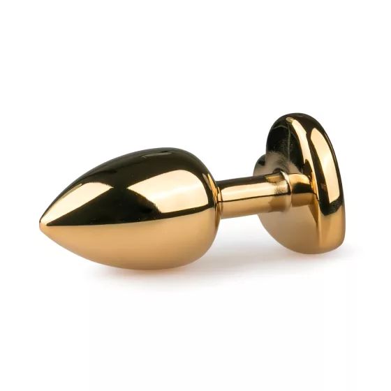 Easytoys Metal No.3 - Gold-Pink Anal Plug (1 inch)