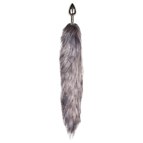 Easytoys Fox NO5 - Silver Metal Anal Plug with Fox Tail