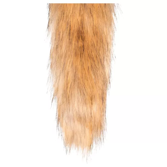 Easytoys Fox NO1 - Silver-Red Metal Anal Plug with Fox Tail