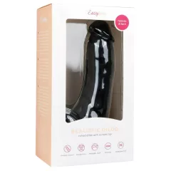 Easytoys - Black Suction Cup Dildo with Balls (20cm)
