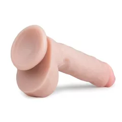 Easytoys - Suction Cup Dildo with Balls (22.5cm) - Natural