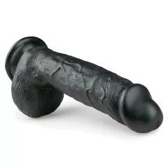 Easytoys - Suction Cup Dildo with Balls (9) - Black"