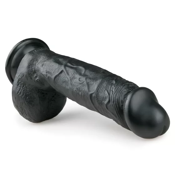 Easytoys - Suction Cup Dildo with Balls (9) - Black"