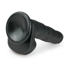 Easytoys - Suction Cup Dildo with Balls (9) - Black"