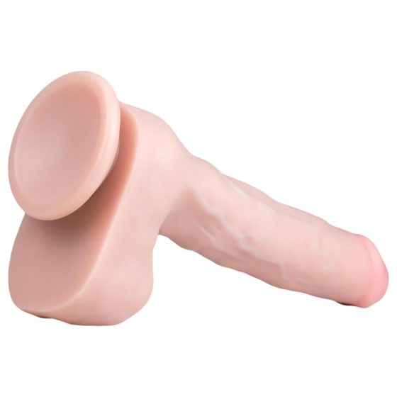 Easytoys - Large Suction Cup Dildo with Balls (11.6) - Natural"
