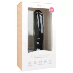   Easytoys - Large Suction Cup Dildo with Balls (11.6 inches) - Black