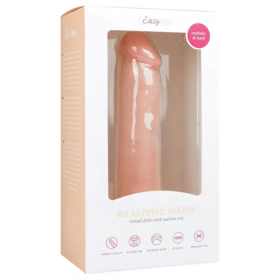 Easytoys - Realistic Suction Cup Dildo (8) - Natural"