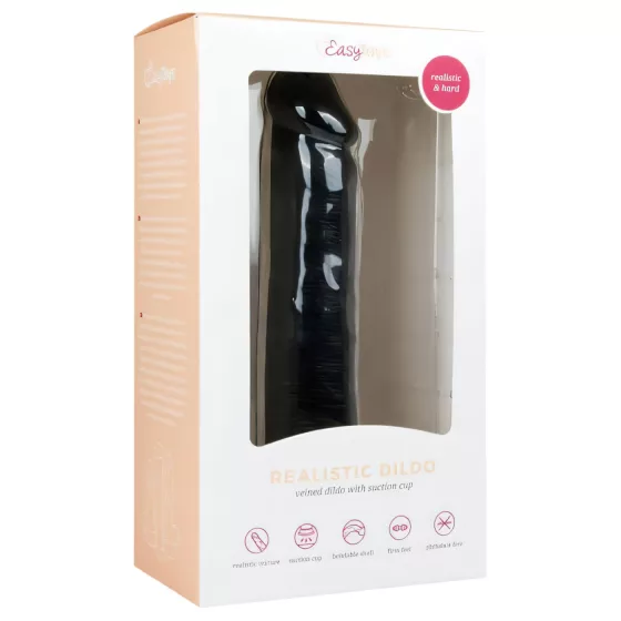 Easytoys - Realistic Suction Cup Dildo (8) - Black"