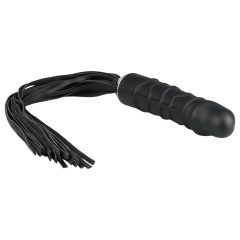 Easytoys Dual Delight - Black Flogger & Silicone Dildo Combo