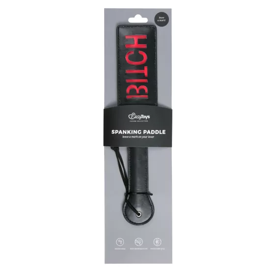 Easytoys Leather Paddle - Black Edition