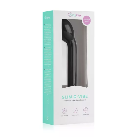 Easytoys Slim - Black G-Spot Vibrator