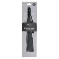 Easytoys Silicone Whip - Black Silicone Flogger