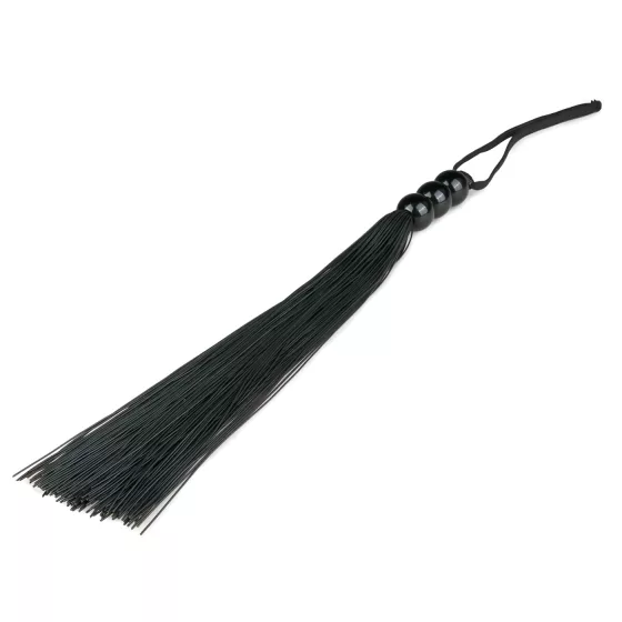 Easytoys Silicone Whip - Black Silicone Flogger