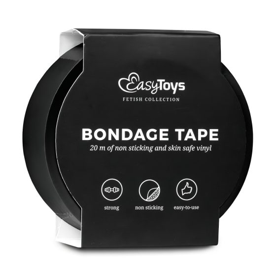 Easytoys Bondage Tape - Black (20m)