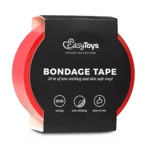 Easytoys Bondage Tape - Red (20m)