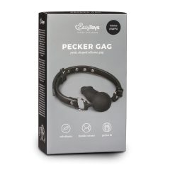 Easytoys - Black Gag with Internal Dildo
