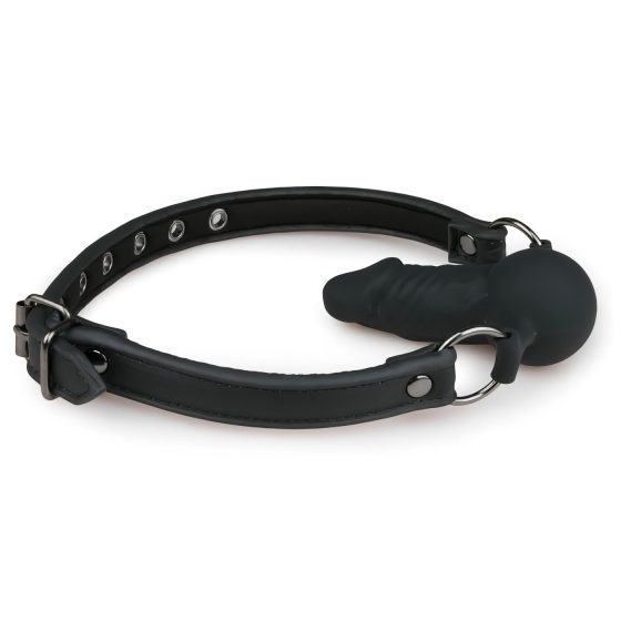 Easytoys - Black Gag with Internal Dildo