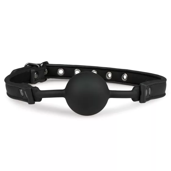 EasyToys - silicone ball gag (black)