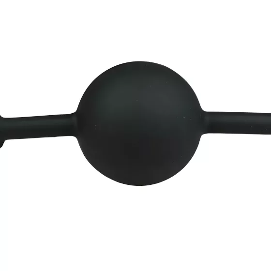 EasyToys - silicone ball gag (black)