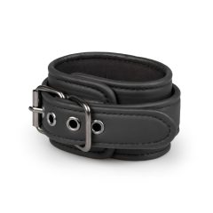 Easytoys - Black Faux Leather Handcuffs