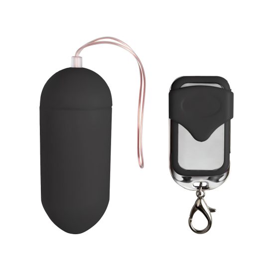 EasyToys - Remote Control Vibrating Egg (Black)