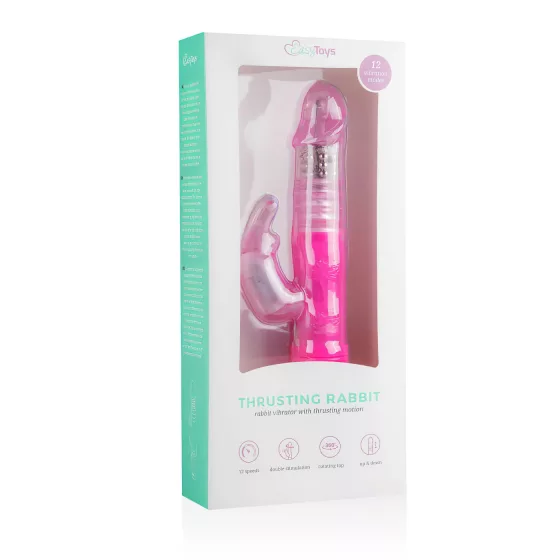EasyToys Bunny - thrusting vibrator (pink)