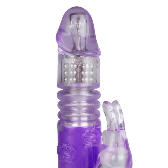 Easytoys Bunny - Thrusting & Rotating Vibrator (Purple)