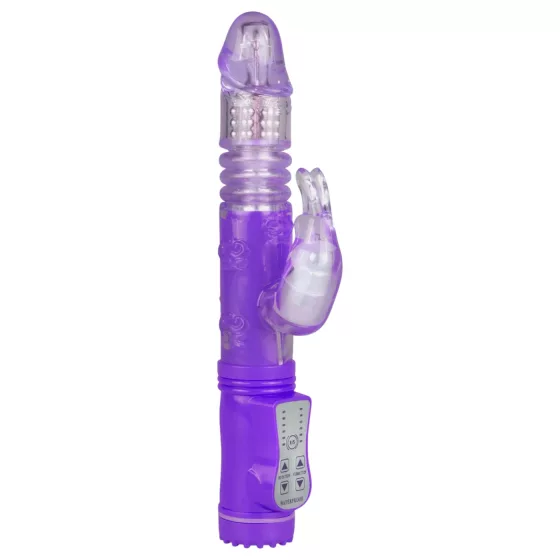 Easytoys Bunny - Thrusting & Rotating Vibrator (Purple)