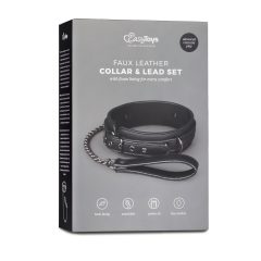 Easytoys - Fetish Collar and Leash Set (Black)