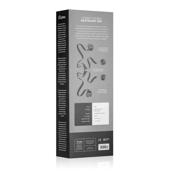 Easytoys - Bed Restraint Set (Black)
