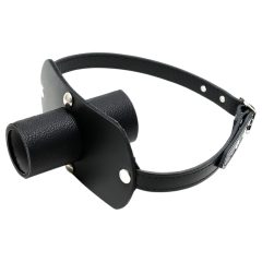 Rimba - Genuine Leather Gag with Tube (Black)