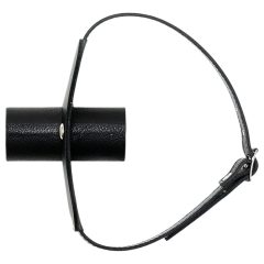 Rimba - Genuine Leather Gag with Tube (Black)
