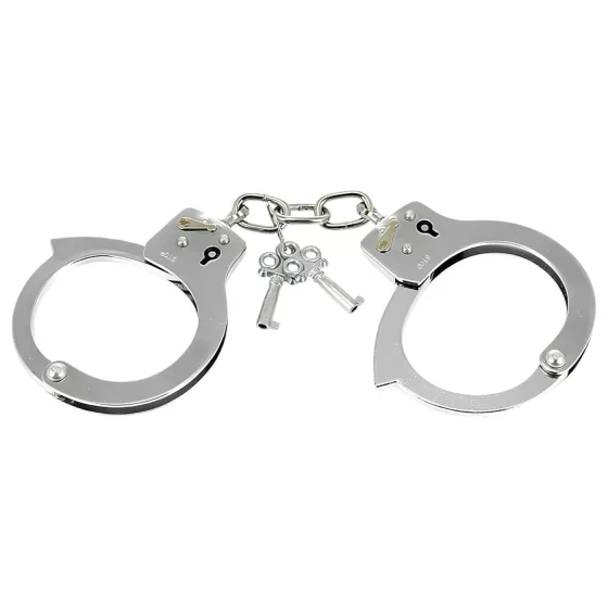 Rimba Metal Police - Silver Metal Handcuffs