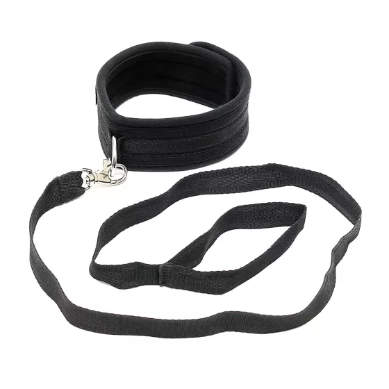 Rimba Soft - Gentle Collar & Leash Set (Black)