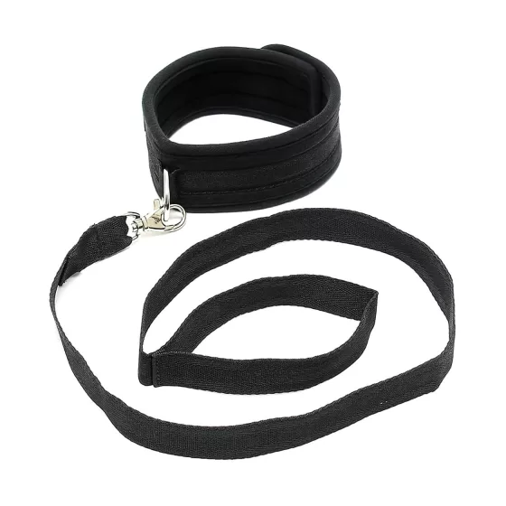 Rimba Soft - Gentle Collar & Leash Set (Black)