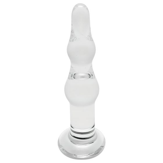 Rimba Dolly - Transparent Wavy Glass Anal Dildo
