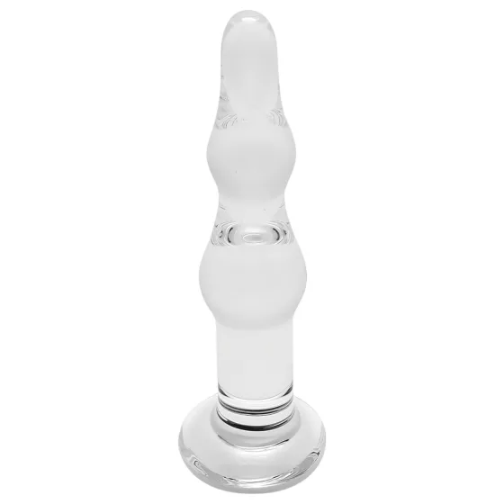 Rimba Dolly - Transparent Wavy Glass Anal Dildo