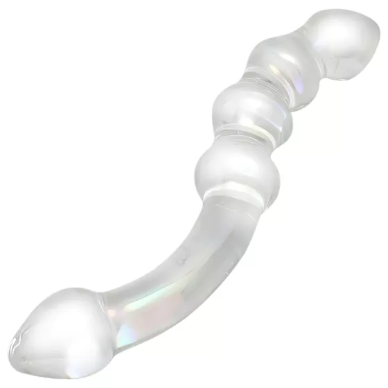 Rimba Dolly - Transparent Wavy Glass Anal Dildo