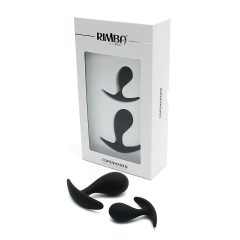 Rimba Copenhagen - Black Anal Plug Set (2 pieces)
