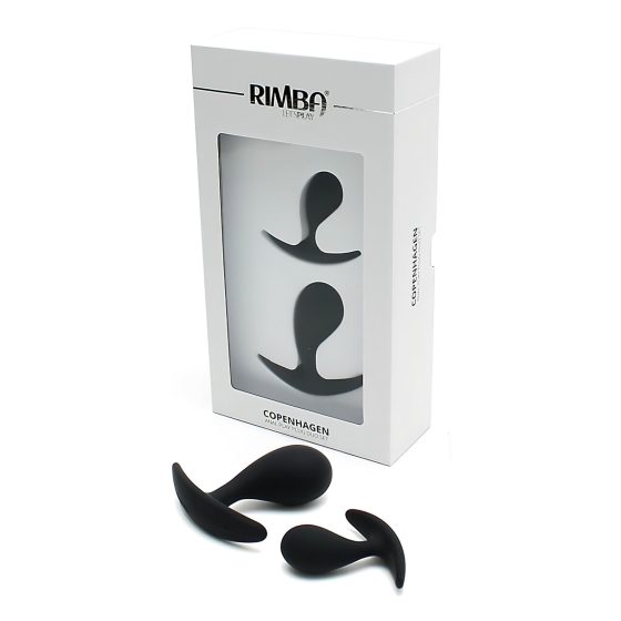 Rimba Copenhagen - Black Anal Plug Set (2 pieces)